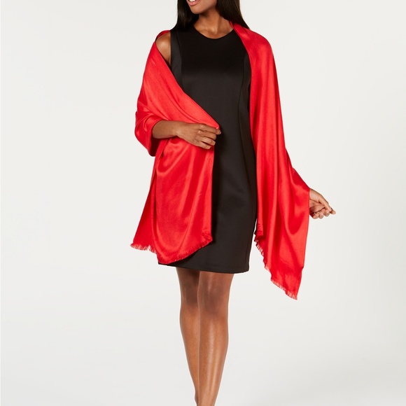 INC International Concepts Printed Wrap Scarf In One main image 1